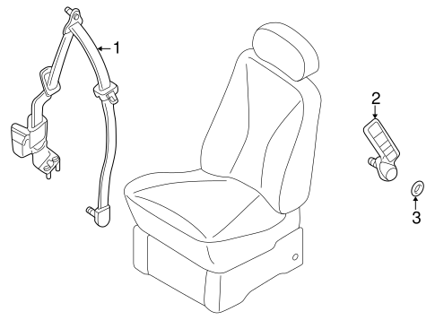 Quest REAR SEAT BELTS