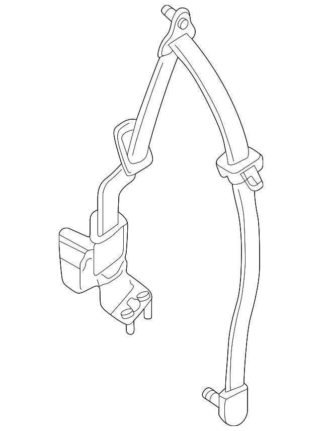 88844-7B087 Деталь BELT & RETRACTOR, RIGHT