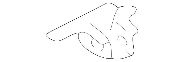 YL8Z5596AA Деталь RAIL BRACKET, RIGHT