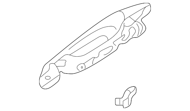 MR970278 Деталь HANDLE, OUTSIDE, LEFT