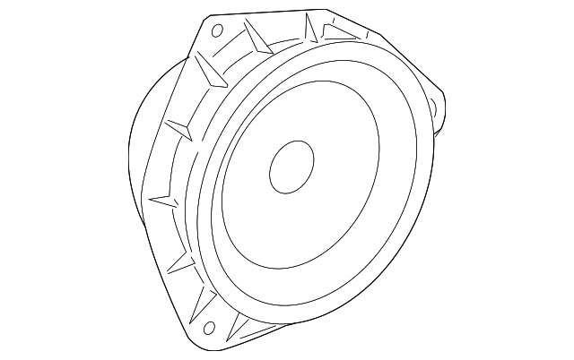 86160-04080 Деталь FRONT DR SPEAKER, LEFT