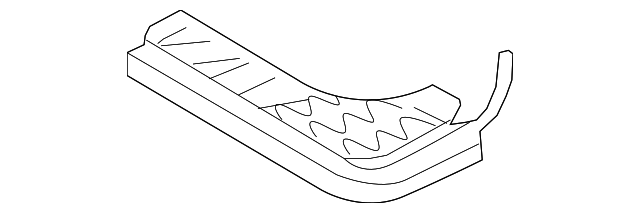89101-2B000 Деталь SEAT FRAME, LEFT