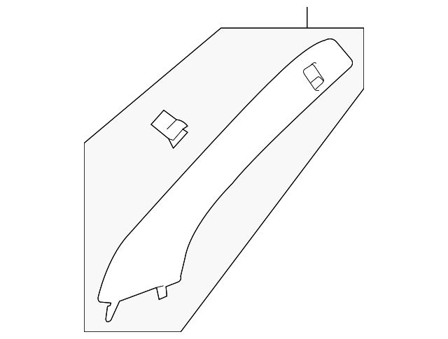 7612078J11 Деталь WNDSHLD PLR TRIM, LEFT