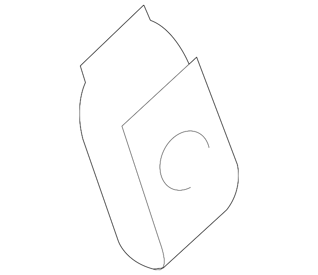 7622978J01 Деталь WNDSHLD PLR TRIM NUT, RIGHT