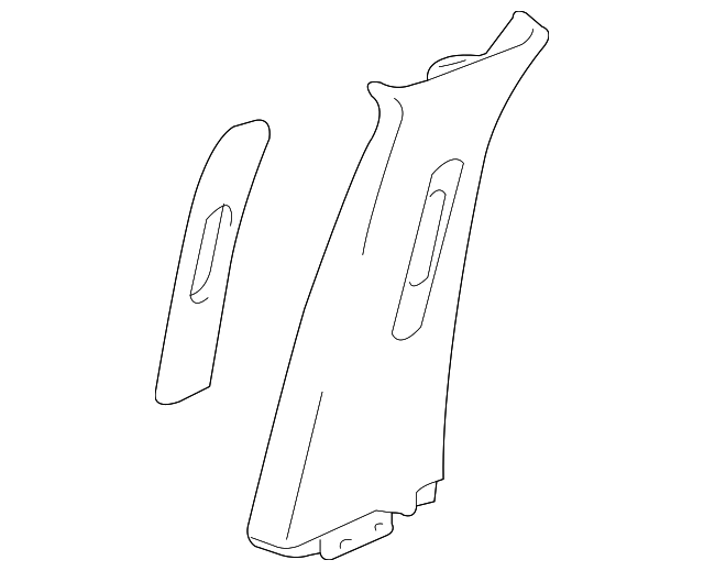 7626078J00 Деталь UPR CTR PLR TRIM, RIGHT