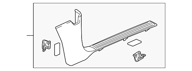 7613078J12 Деталь SCUFF PLATE, RIGHT