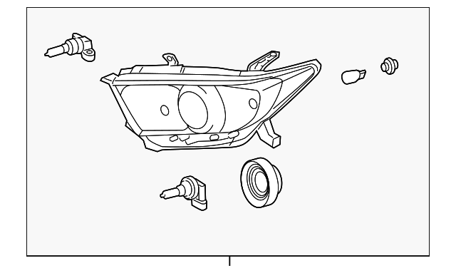 81110-0E110 Деталь HEADLAMP ASSY, RIGHT