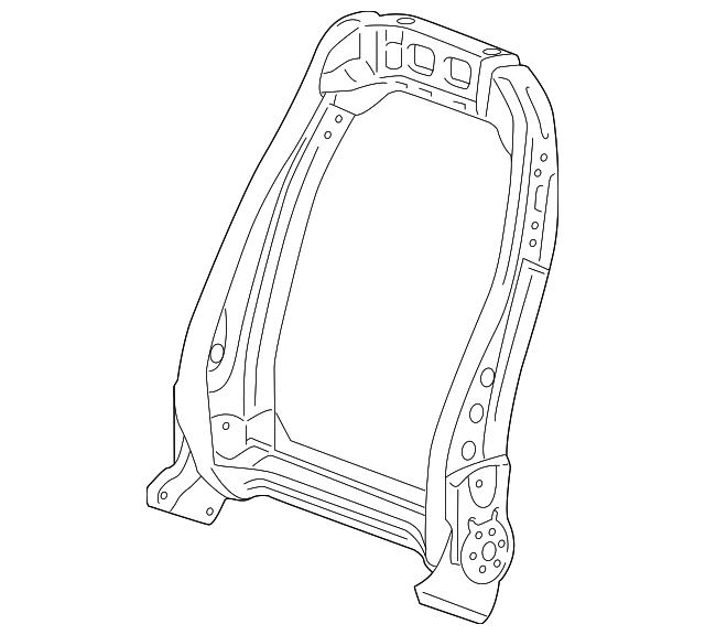13580630 Деталь SEAT BACK FRAME, LEFT