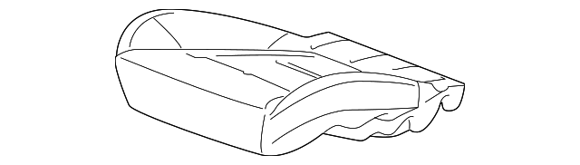 92262433 Деталь SEAT CUSHION PAD, LEFT