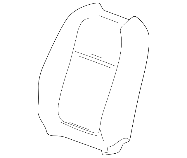 92457102 Деталь SEAT BACK COVER, LEFT