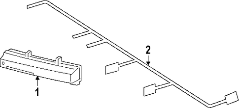 GL550 DAYTIME RUNNING LAMP COMPONENTS