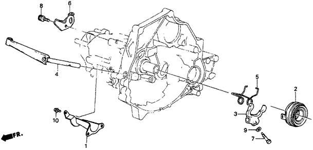 TRANSMISSION - MANUAL/MT CLUTCH RELEASE for 1985 Honda CRX #1