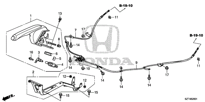 CHASSIS/PARKING BRAKE for 2011 Honda CR-Z #1