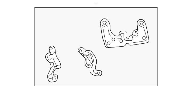 5072616AA Деталь PASSENGER AIR BAG BRACKET ASSY