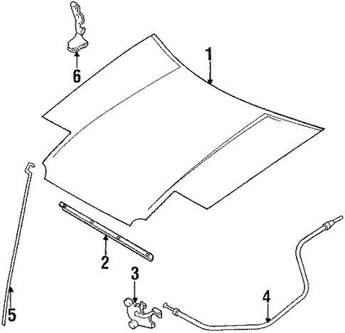 Corolla HOOD & COMPONENTS