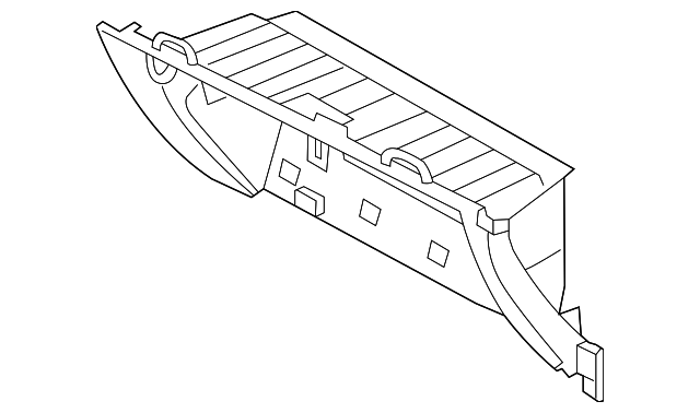84760-1U000H9 Деталь GLOVE BOX FRAME
