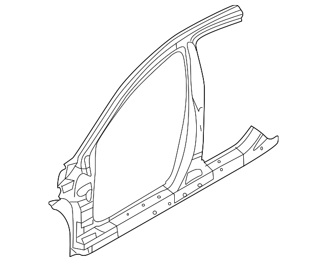 71130-4R000 Деталь APERTURE REINF, LEFT