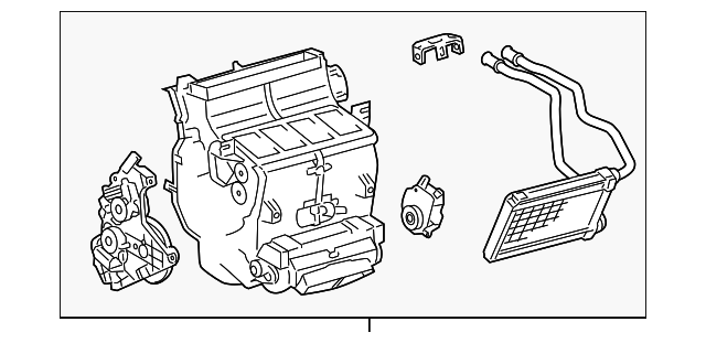 87050-0C040 Деталь EVAPORATOR CASE