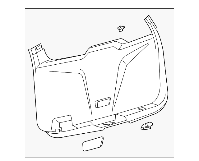 BB5Z-7846404-AA Деталь LOWER TRIM PANEL