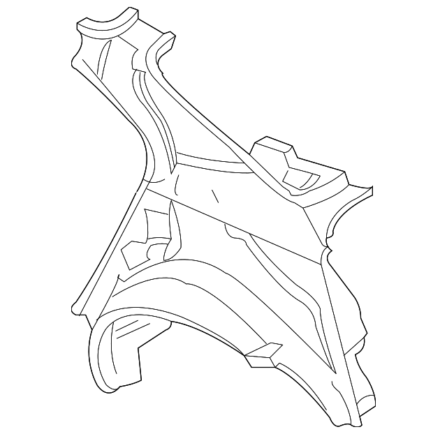 71602-2G100 Деталь INNER QTR PANEL, RIGHT
