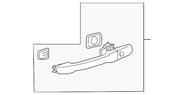 5124094AA Деталь HANDLE, OUTSIDE, RIGHT