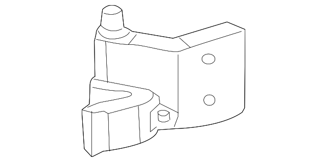5104321AA Деталь UPPER HINGE, LEFT