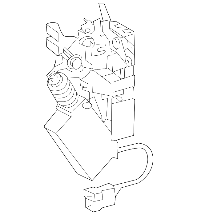 5104337AA Деталь LATCH, LEFT