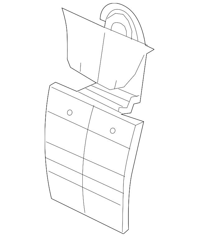 68156878AC Деталь SEAT BACK HEATER, RIGHT