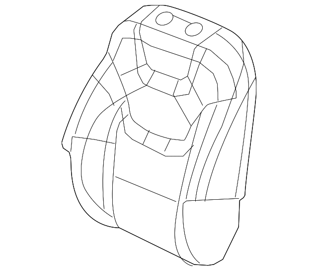 5RA09HL1AC Деталь SEAT BACK COVER, LEFT