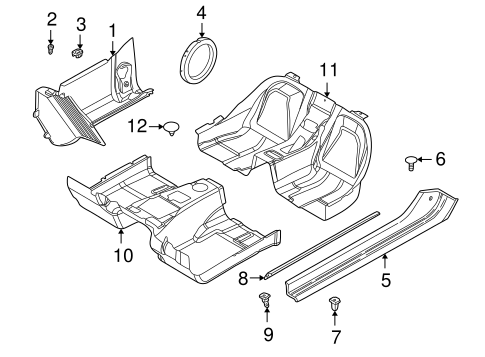 Z3 INTERIOR TRIM - PILLARS