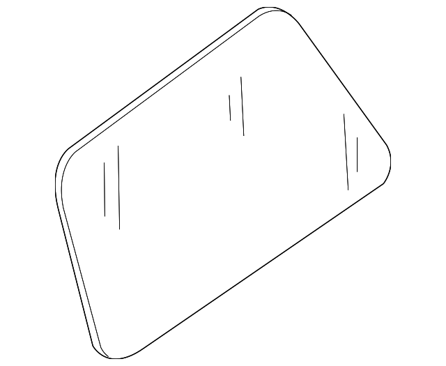 83306-EA600 Деталь SIDE GLASS, RIGHT