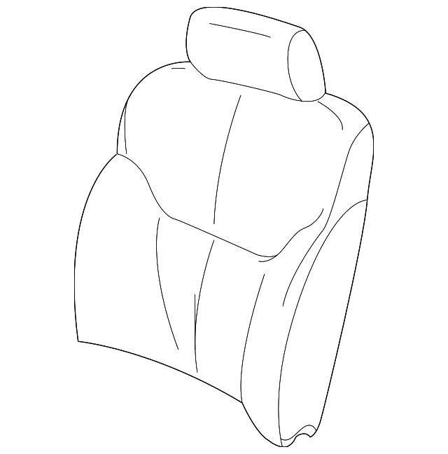YB571P7AA Деталь SEAT BACK COVER, RIGHT