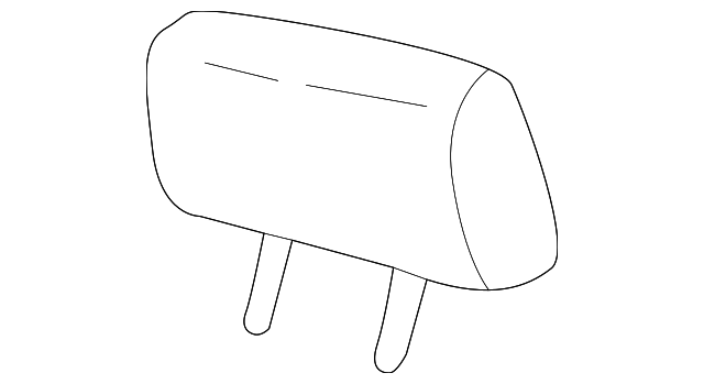 YS571P7AA Деталь HEADREST, LEFT