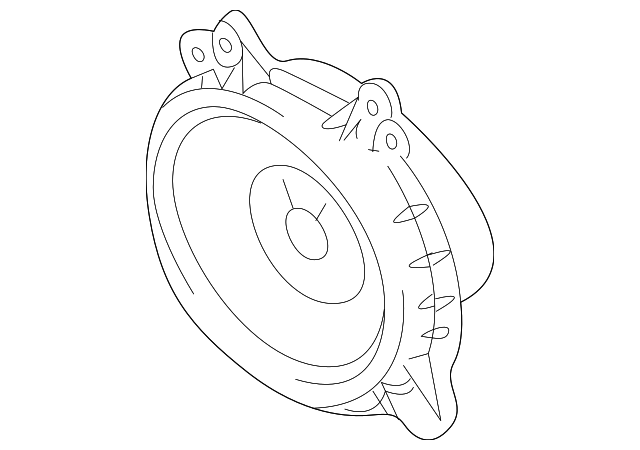 86160-0W421 SPEAKER, LEFT