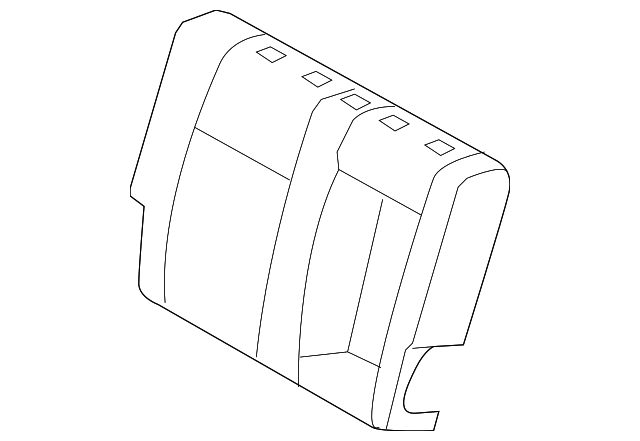 71073-0C360-B4 Деталь SEAT BACK COVER, RIGHT