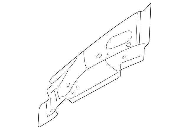 0K552-54251B Деталь FRONT PANEL, LEFT