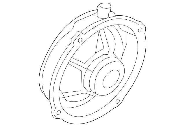 96330-3X000 Деталь REAR DR SPEAKER, LEFT