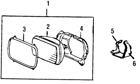 Colt HEADLAMP COMPONENTS