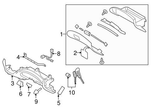 Forester GLOVE BOX