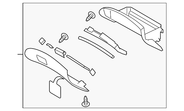66121FG020LL Деталь GLOVE BOX ASSY