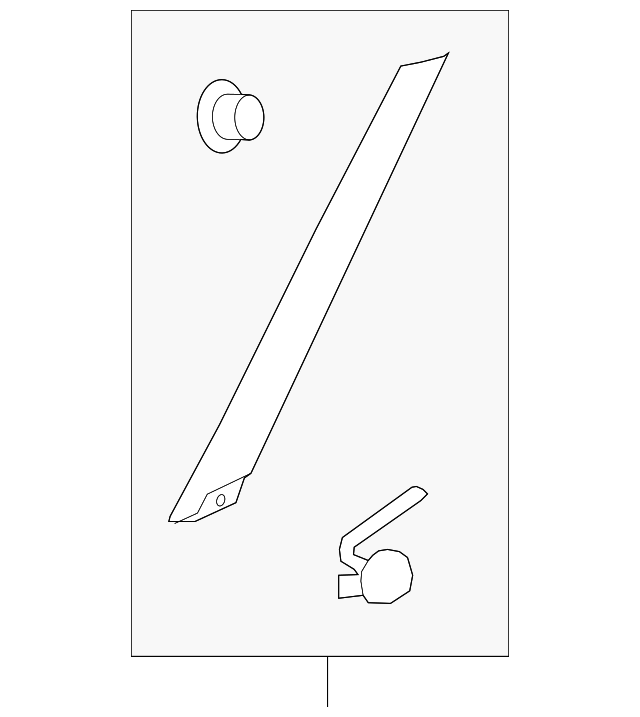 86177-B2000 Деталь PILLAR TRIM, RIGHT