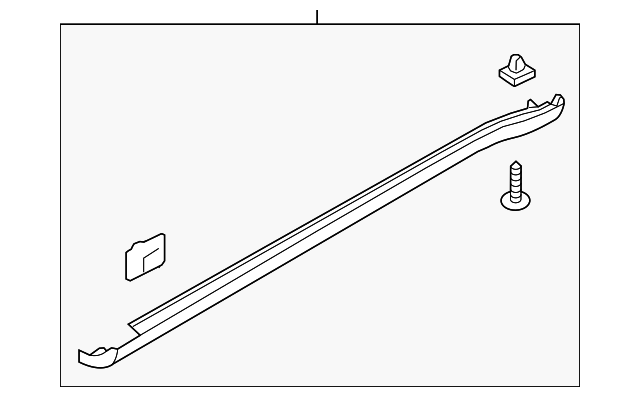 87751-E4000 Деталь ROCKER MOLDING, LEFT
