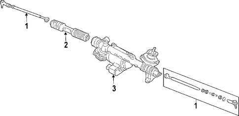 A3 Quattro STEERING GEAR & LINKAGE 2
