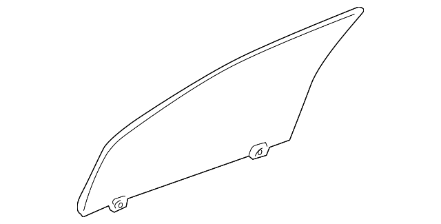 4894313AB Деталь DOOR GLASS, LEFT