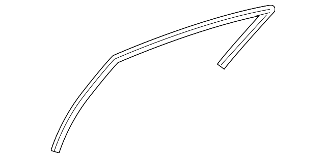 4894316AD Деталь RUN W'STRIP, RIGHT