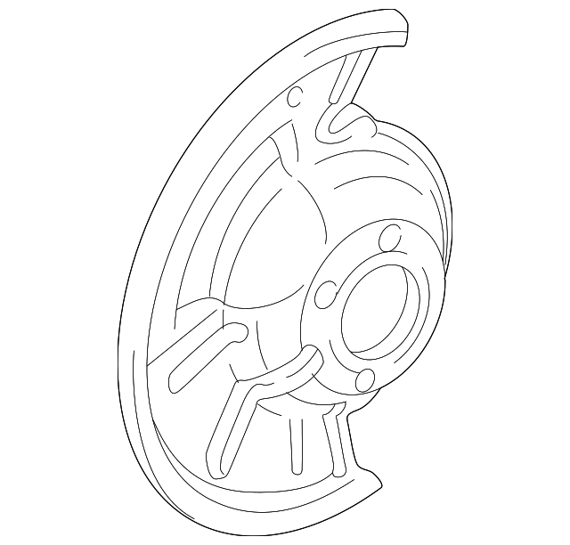 F6TZ2K004EA SPLASH SHIELD, RIGHT