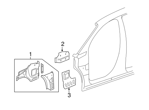 Traverse HINGE PILLAR