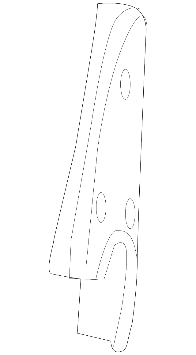 5NJ25DX9AA Деталь RECLINE COVER, LEFT