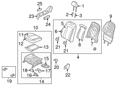 Optima PASSENGER SEAT COMPONENTS