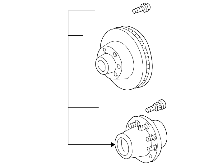 4C3Z-1109-AA Деталь HUB ASSY